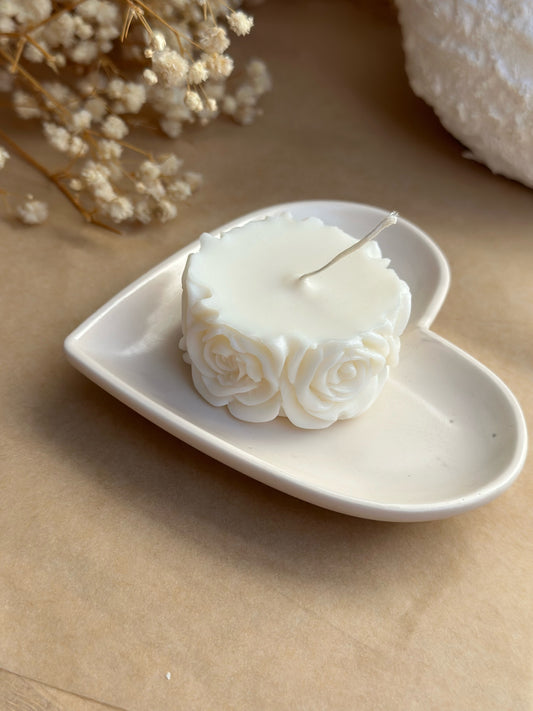 Floral Mini Glow Candle