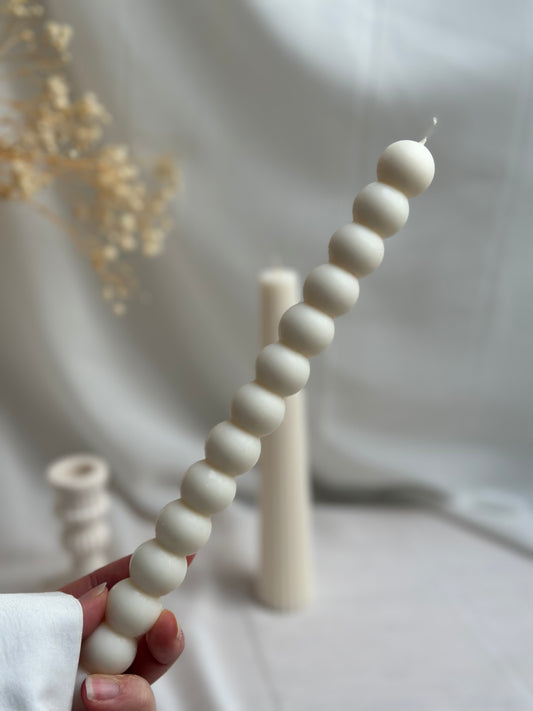 Bubble Taper Candle Set of 2